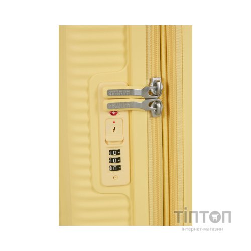 Валіза American Tourister Soundbox 35.5/41 л пастельно-жовта (32G*16001)
