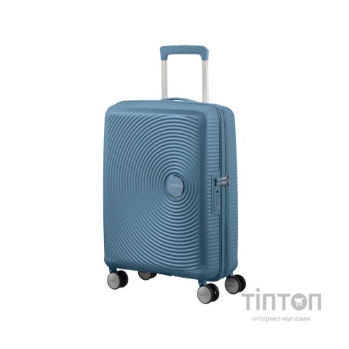 Валіза American Tourister Soundbox 35.5/41 л сіро-синя (32G*51001)