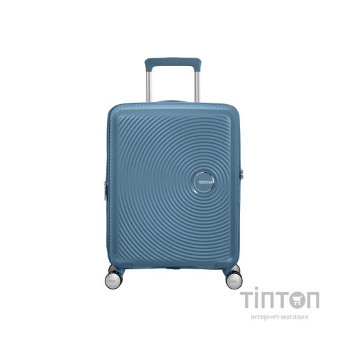Валіза American Tourister Soundbox 35.5/41 л сіро-синя (32G*51001)