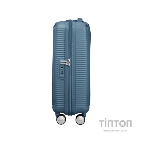 Валіза American Tourister Soundbox 35.5/41 л сіро-синя (32G*51001)