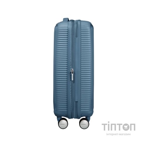 Валіза American Tourister Soundbox 35.5/41 л сіро-синя (32G*51001)