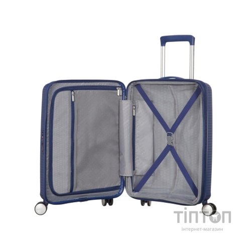 Валіза American Tourister Soundbox 35.5/41 л темно-синя (32G*41001)
