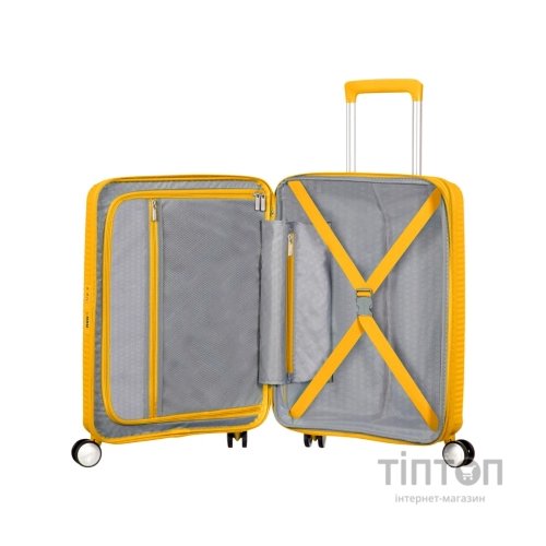 Валіза American Tourister Soundbox 35.5/41 л жовта (32G*06001)
