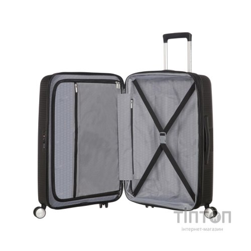 Валіза American Tourister Soundbox 71.5/81 л чорна (32G*09002)