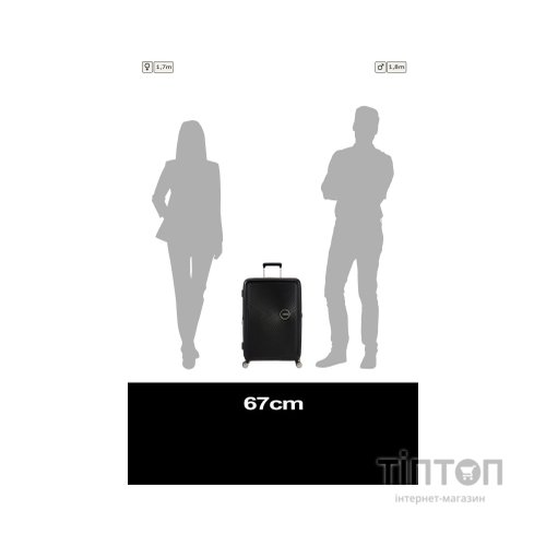 Валіза American Tourister Soundbox 71.5/81 л чорна (32G*09002)
