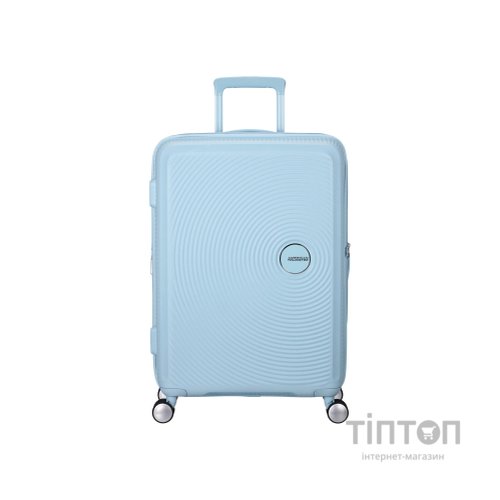 Валіза American Tourister Soundbox 71.5/81 л пастельно-блакитна (32G*22002)