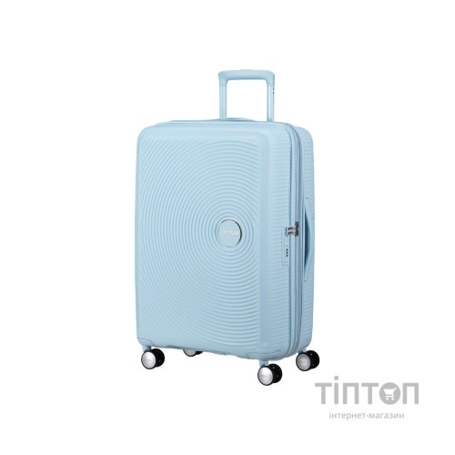 Валіза American Tourister Soundbox 71.5/81 л пастельно-блакитна (32G*22002)