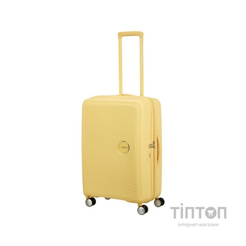 Валіза American Tourister Soundbox 71.5/81 л пастельно-жовта (32G*16002)