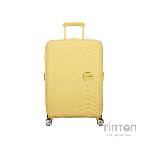 Валіза American Tourister Soundbox 71.5/81 л пастельно-жовта (32G*16002)