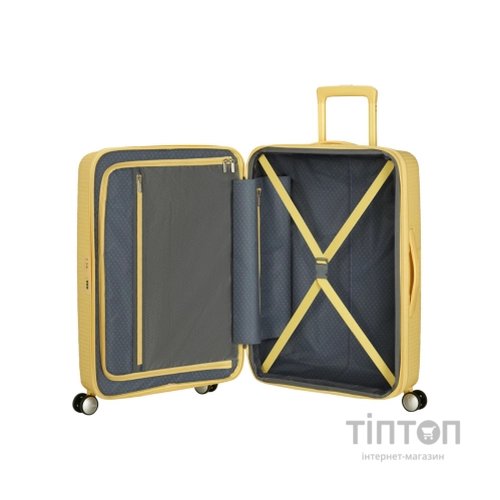 Валіза American Tourister Soundbox 71.5/81 л пастельно-жовта (32G*16002)