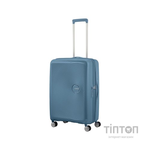 Валіза American Tourister Soundbox 71.5/81 л сіро-синя (32G*51002)