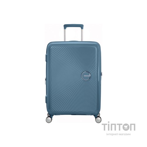 Валіза American Tourister Soundbox 71.5/81 л сіро-синя (32G*51002)