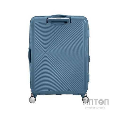 Валіза American Tourister Soundbox 71.5/81 л сіро-синя (32G*51002)