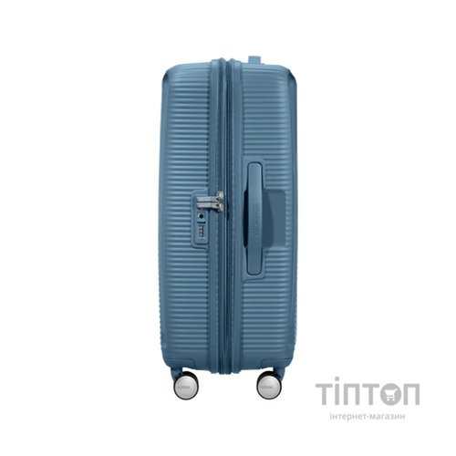 Валіза American Tourister Soundbox 71.5/81 л сіро-синя (32G*51002)