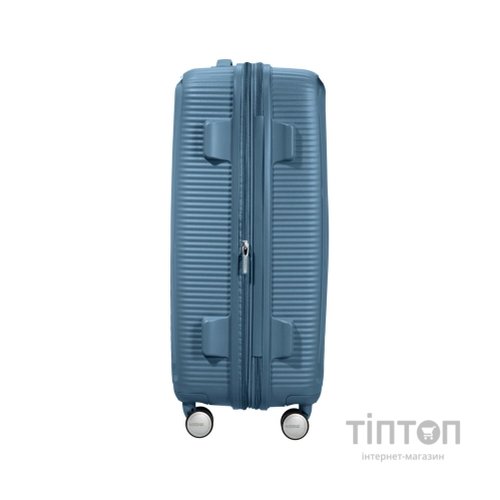 Валіза American Tourister Soundbox 71.5/81 л сіро-синя (32G*51002)