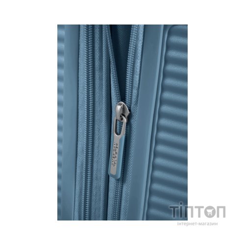 Валіза American Tourister Soundbox 71.5/81 л сіро-синя (32G*51002)