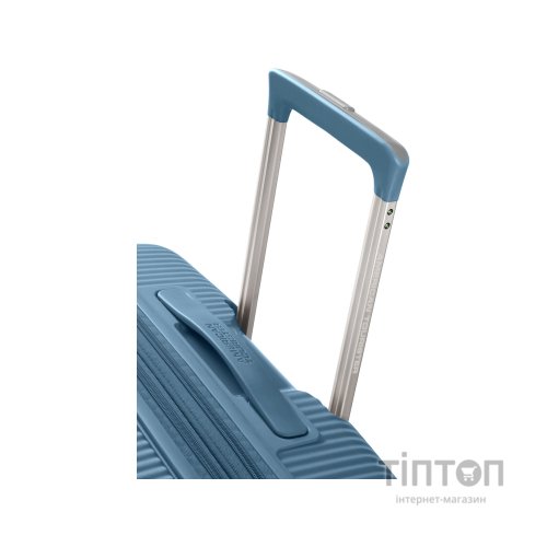 Валіза American Tourister Soundbox 71.5/81 л сіро-синя (32G*51002)
