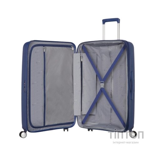 Валіза American Tourister Soundbox 71.5/81 л темно-синя (32G*41002)