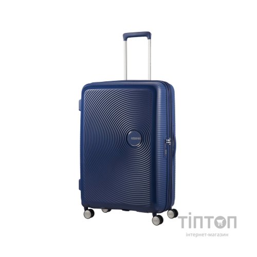 Валіза American Tourister Soundbox 97/110 л темно-синя (32G*41003)