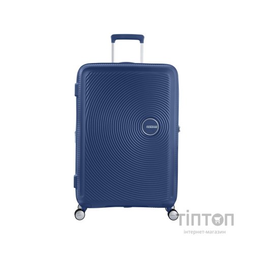 Валіза American Tourister Soundbox 97/110 л темно-синя (32G*41003)