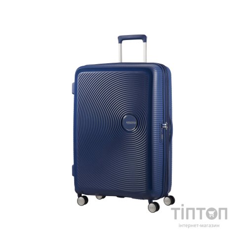 Валіза American Tourister Soundbox 97/110 л темно-синя (32G*41003)