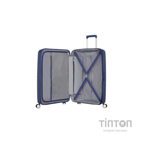 Валіза American Tourister Soundbox 97/110 л темно-синя (32G*41003)