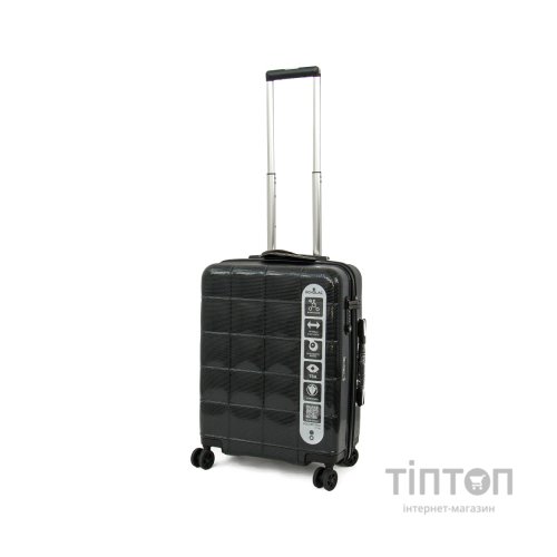 Валіза Echolac Square Pro Black S (EcPC185SA-403-01)