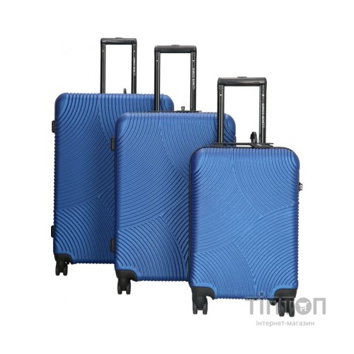 Валіза Enrico Benetti Louisville Steel Blue M (Eb39040 088-60)