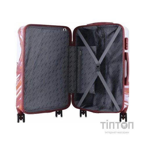 Валіза Semi Line 24" M T5654-2 White/Red Print (DAS302889)