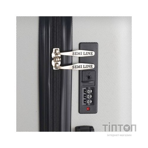 Валіза Semi Line 24" M T5762-3 Light Grey (DAS302942)