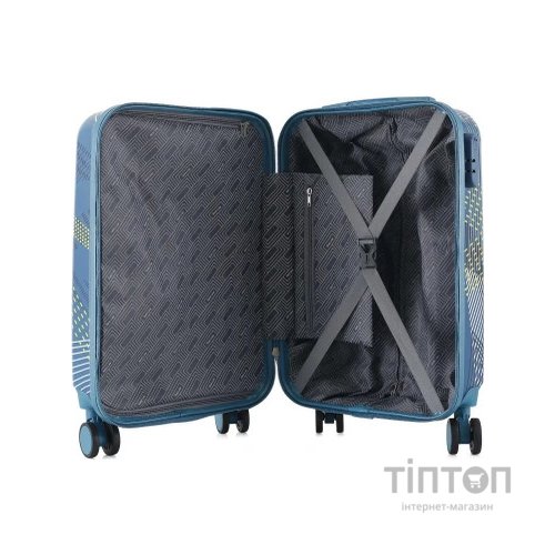 Валіза Semi Line Pattern 20" S Blue (T5652-1)