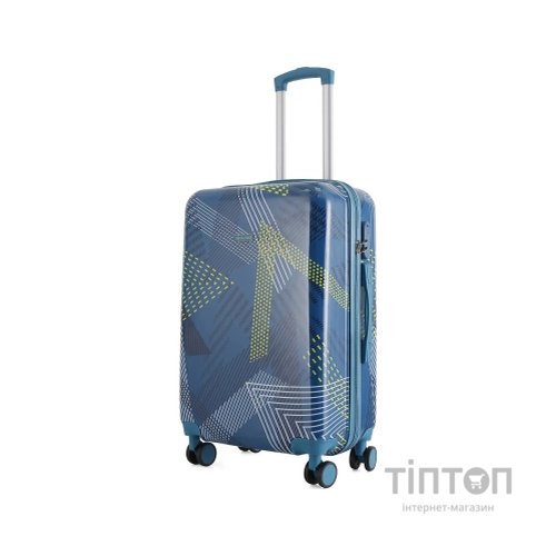 Валіза Semi Line Pattern 24" M Blue (T5652-2)