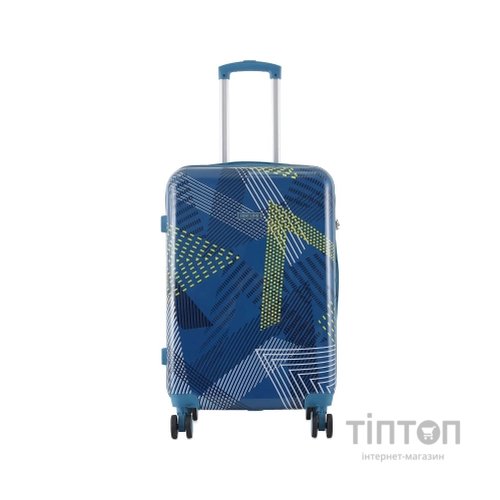 Валіза Semi Line Pattern 24" M Blue (T5652-2)