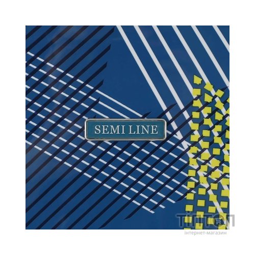 Валіза Semi Line Pattern 24" M Blue (T5652-2)