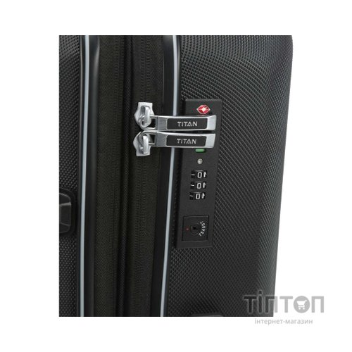 Валіза Titan Xenon 19 Black S exp USB (Ti849403-01)