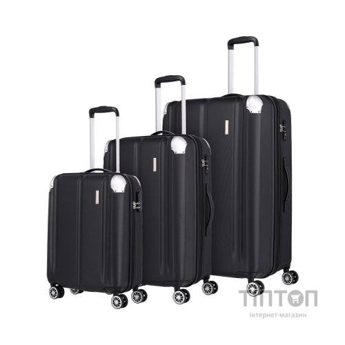 Валіза Travelite City Black M exp (TL073048-01)