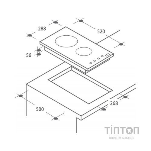 Варочна поверхня Candy CID30/G3