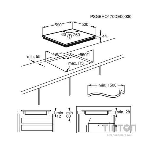 Варочна поверхня Electrolux CIR60430CB