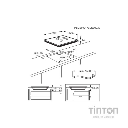 Варочна поверхня Electrolux CIR60433