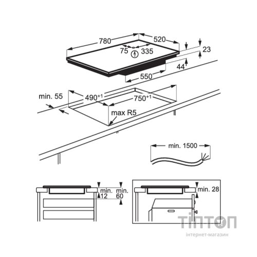 Варочна поверхня Electrolux EIP8146