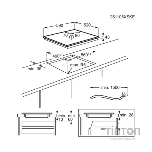 Варочна поверхня Electrolux LIB60320CL
