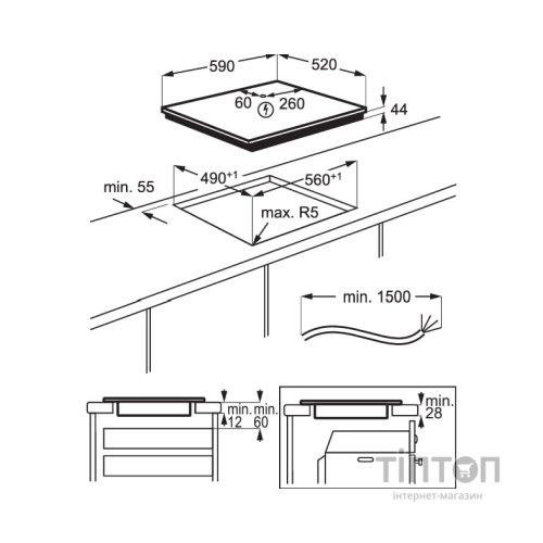 Варочна поверхня Electrolux LIR60433