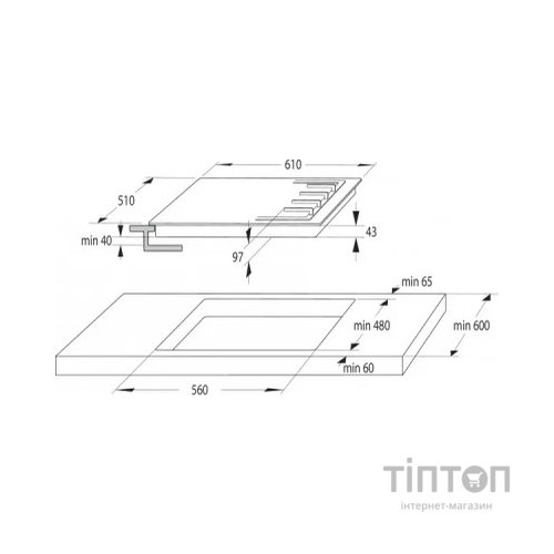 Варочна поверхня Gorenje GTW641KB