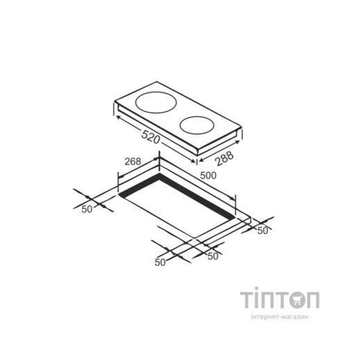 Варочна поверхня Interline HHV 536 SPT BA