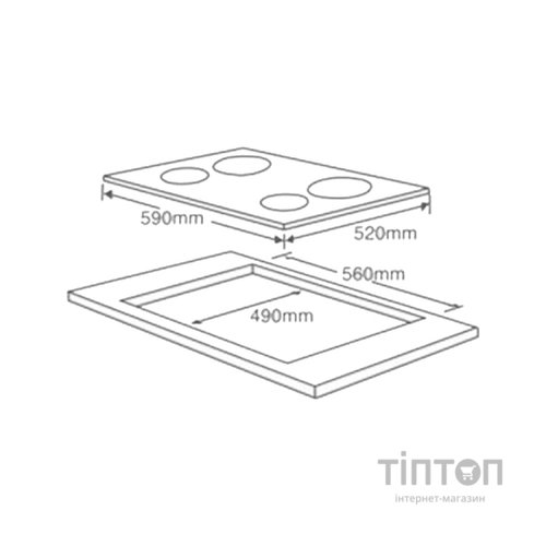 Варочна поверхня Interline HIV 568 SBP WA (HIV568SBPWA)