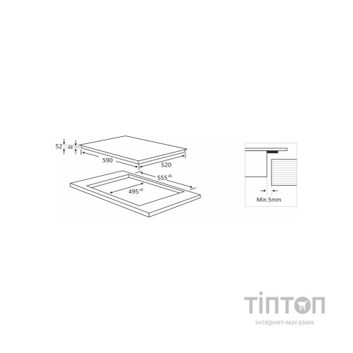 Варочна поверхня Interline VHK 265 SPT BA