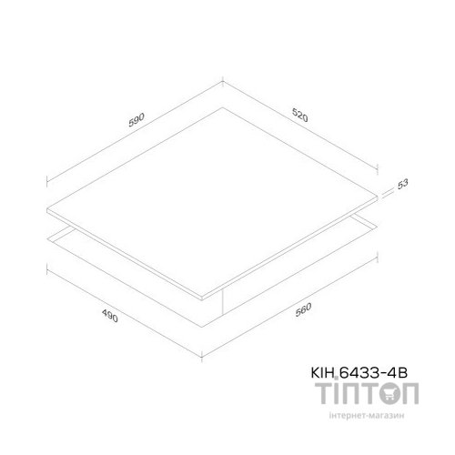Варочна поверхня Kernau KIH 6433-4B