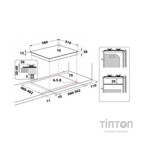 Варочна поверхня Whirlpool TGML661IX