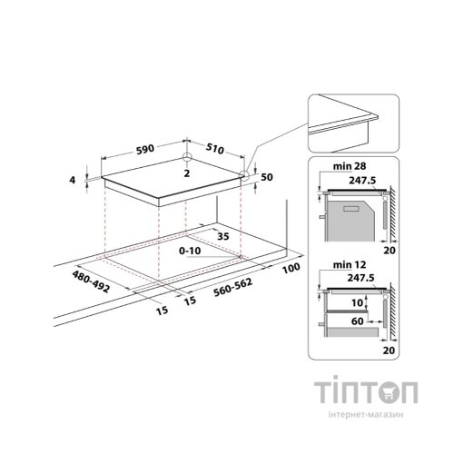 Варочна поверхня Whirlpool WLS2760BFS