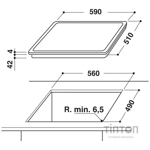 Варочная поверхность Indesit RI 161 C
